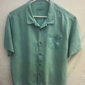 Men's Green Short Sleeve Shirt
